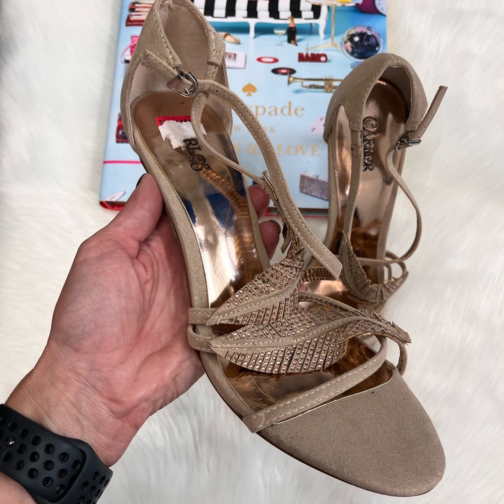 Carlos Santana Studded Heeled Shoes